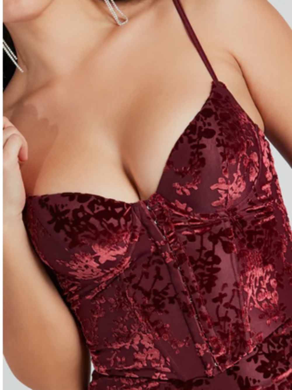 LULU's Sexy Romantic Chic Floral Date Night Puff Sleeve Bodysuit